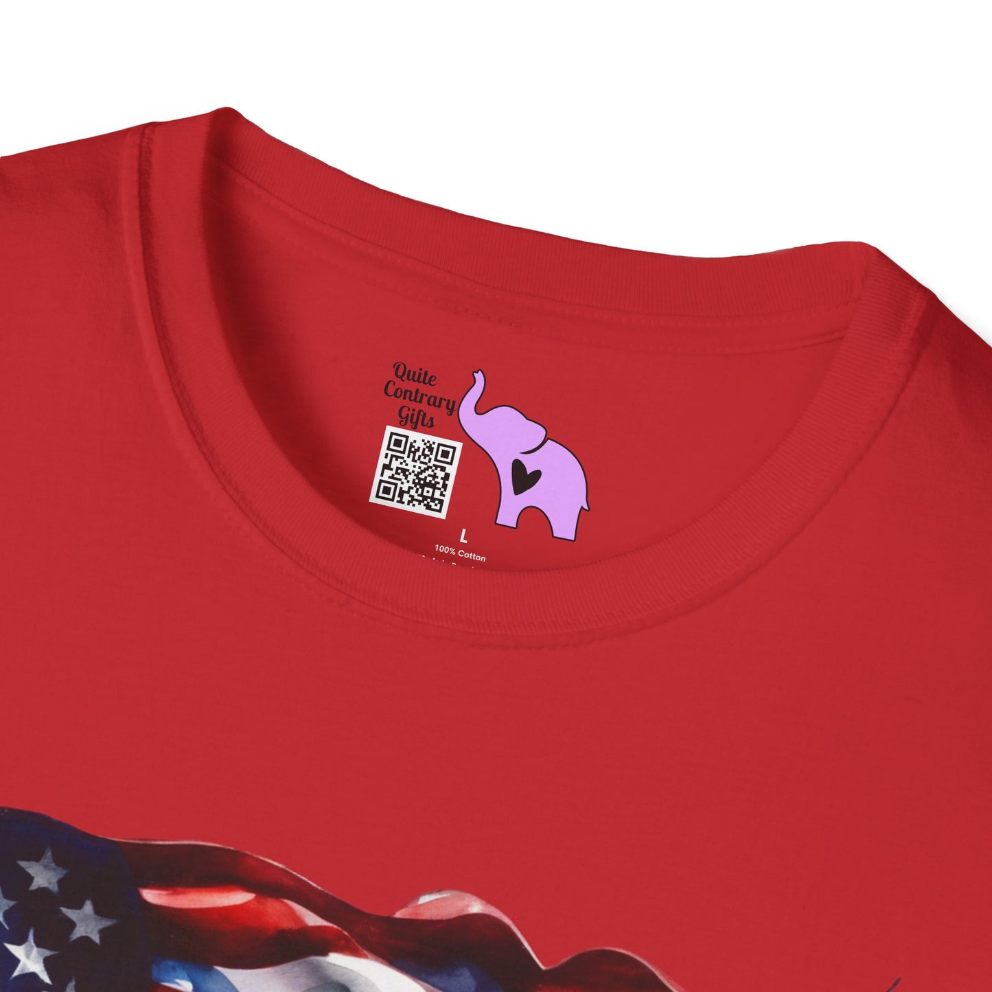 Distressed American Flag Adult T-shirt