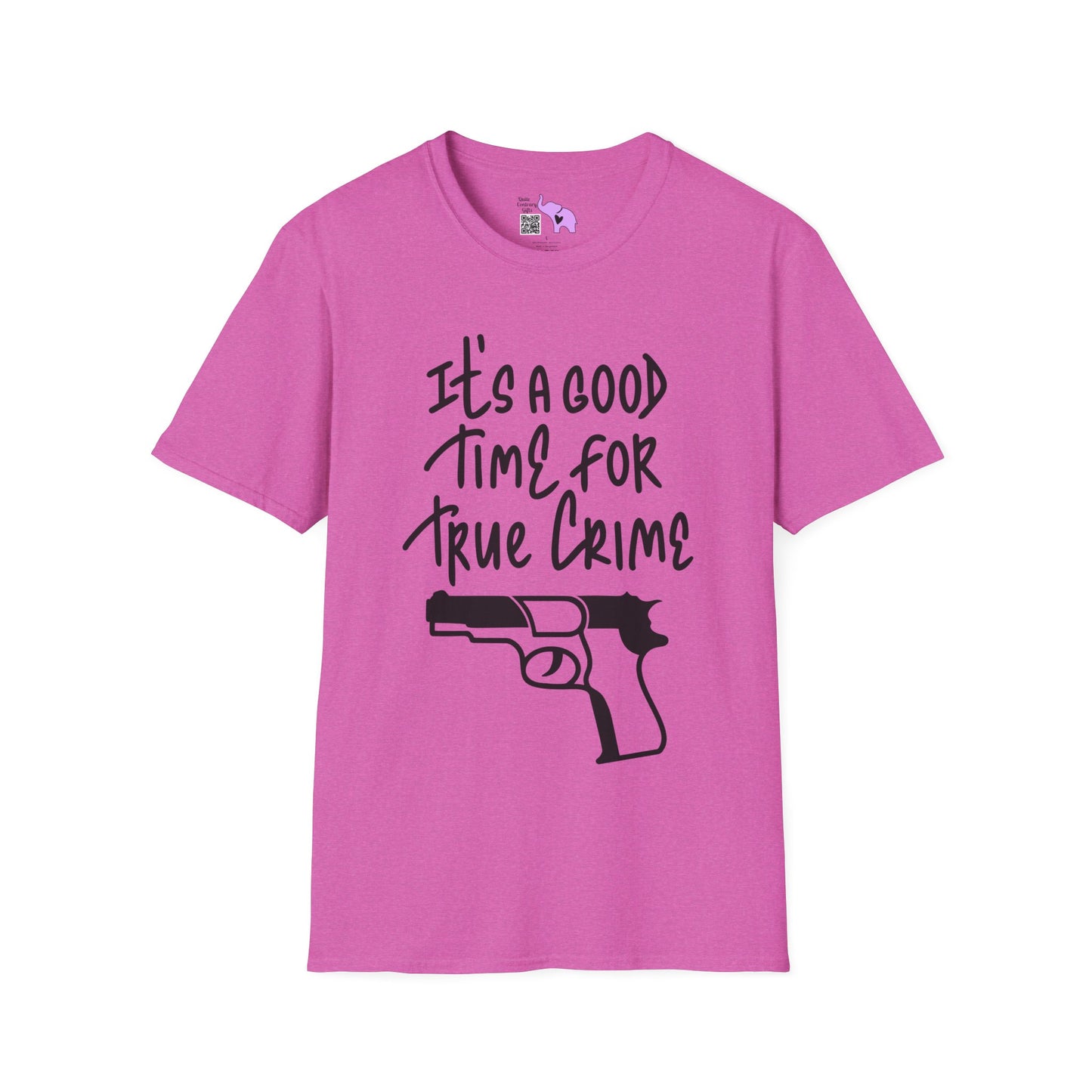 It's A Good Time For True Crime (Gun) Adult T-shirt