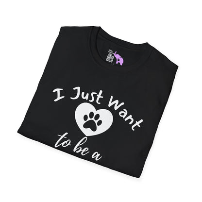 I Just Want To Be A Stay At Home Dog Dad Adult T-shirt