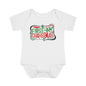 My First Christmas Infant Baby Rib Bodysuit