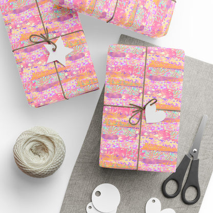 Wild Tropic Collage Wrapping Paper