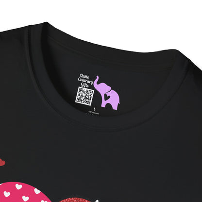 Valentines Hello Kitty Couple Adult T-shirt