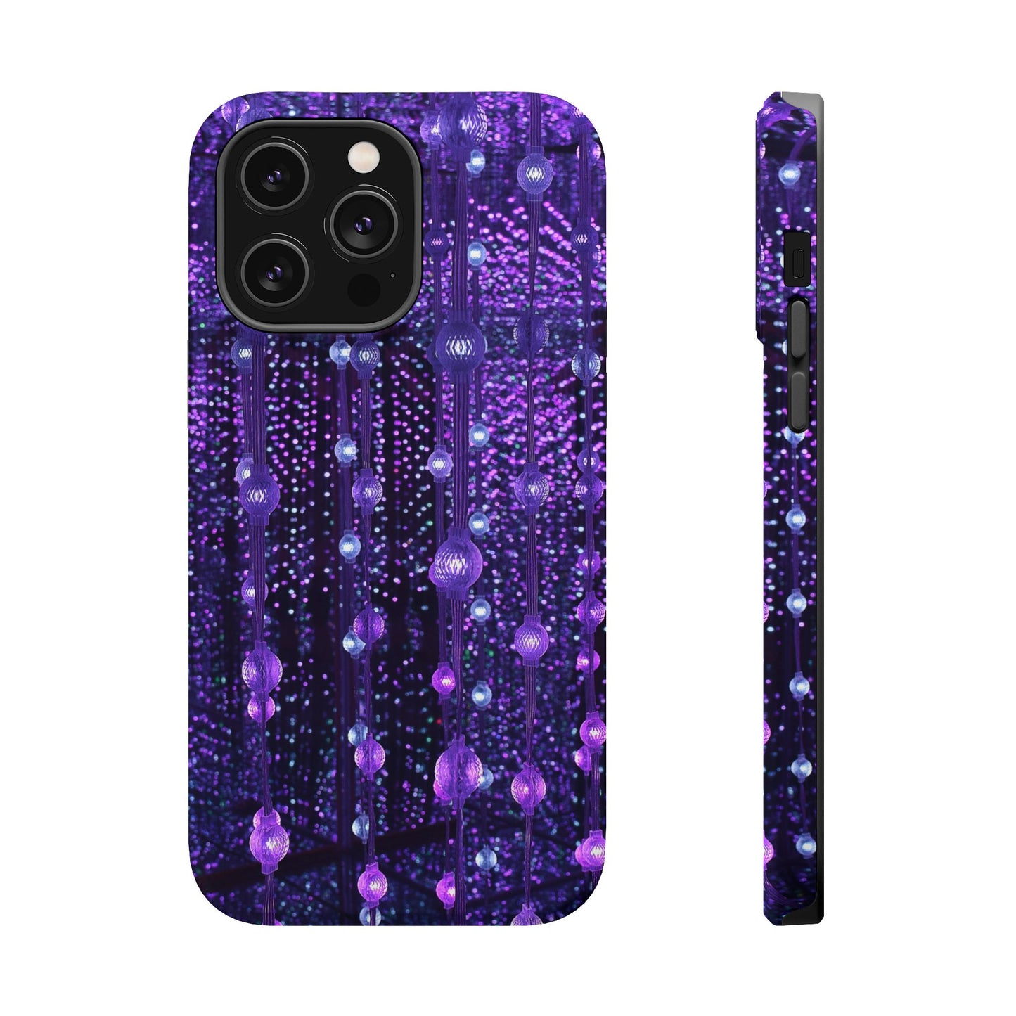 Purple Raindrops MagSafe® Compatible Tough Case for iPhone