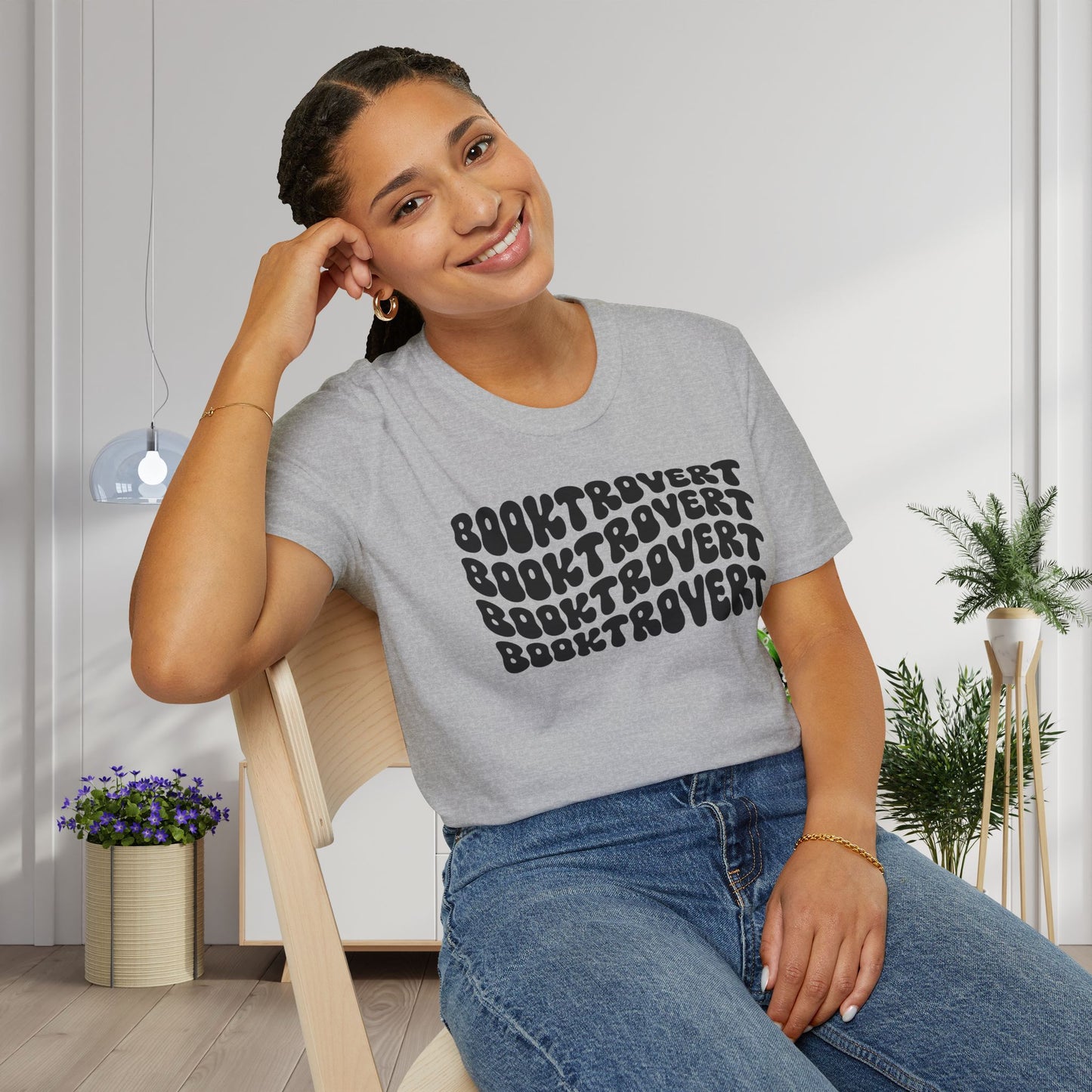 Booktrovert Adult T-shirt