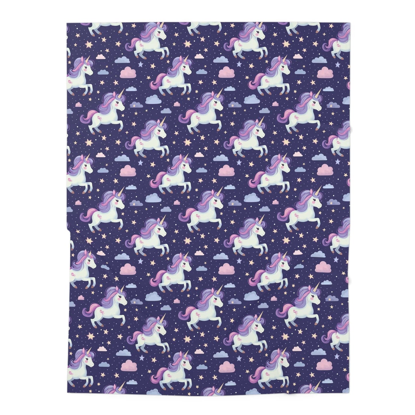 Starlight Unicorn Parade Baby Swaddle Blanket
