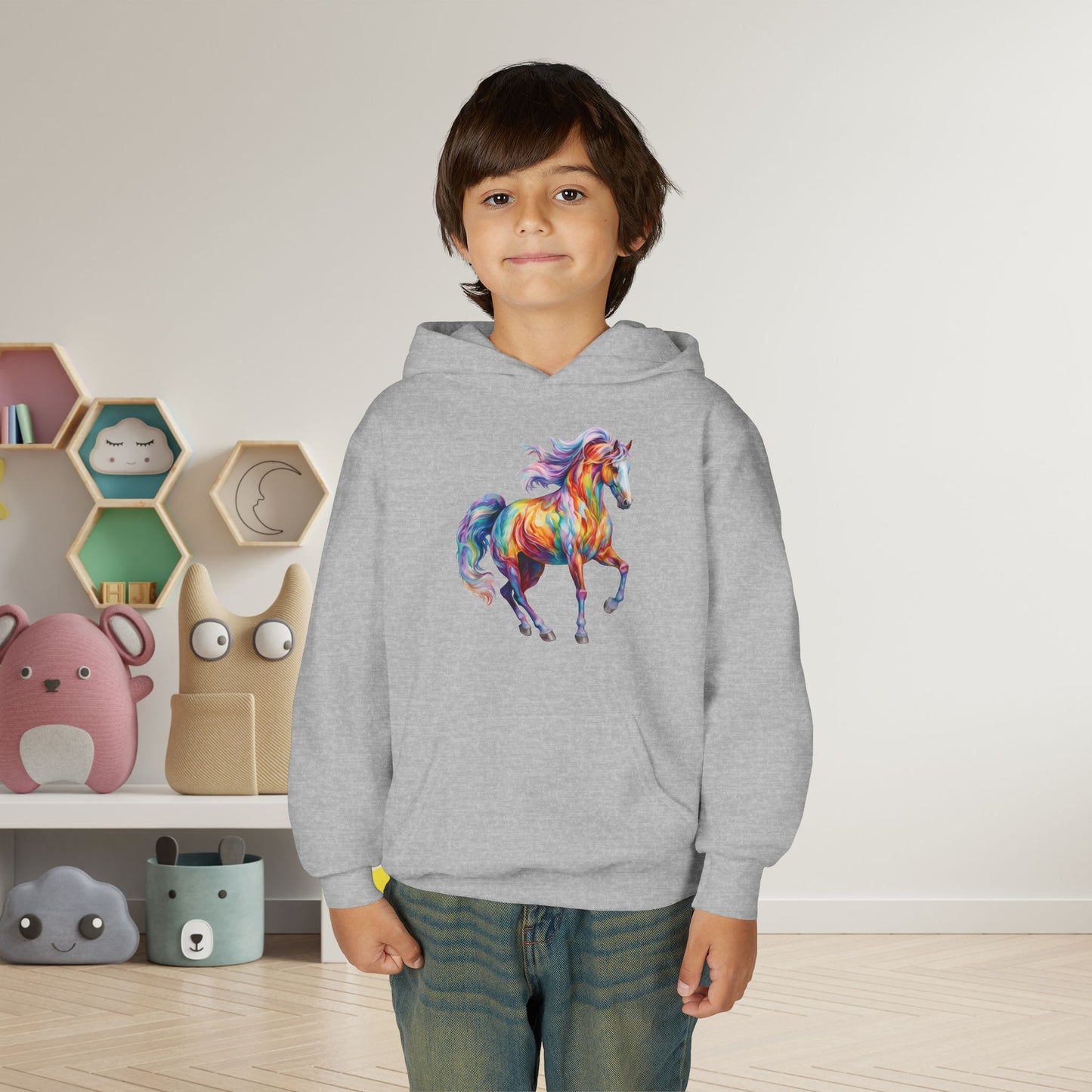 Dreamscape Stallion Youth Heavy Blend Hoodie