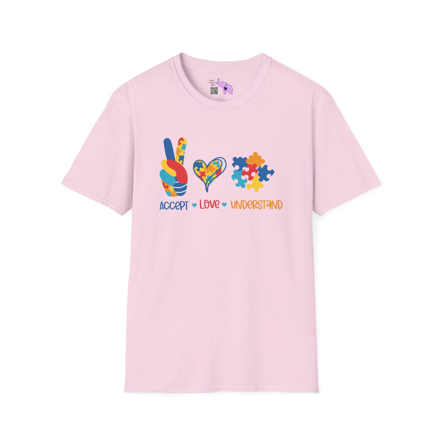 Accept Love Understand Autism Awarness Adult T-shirt