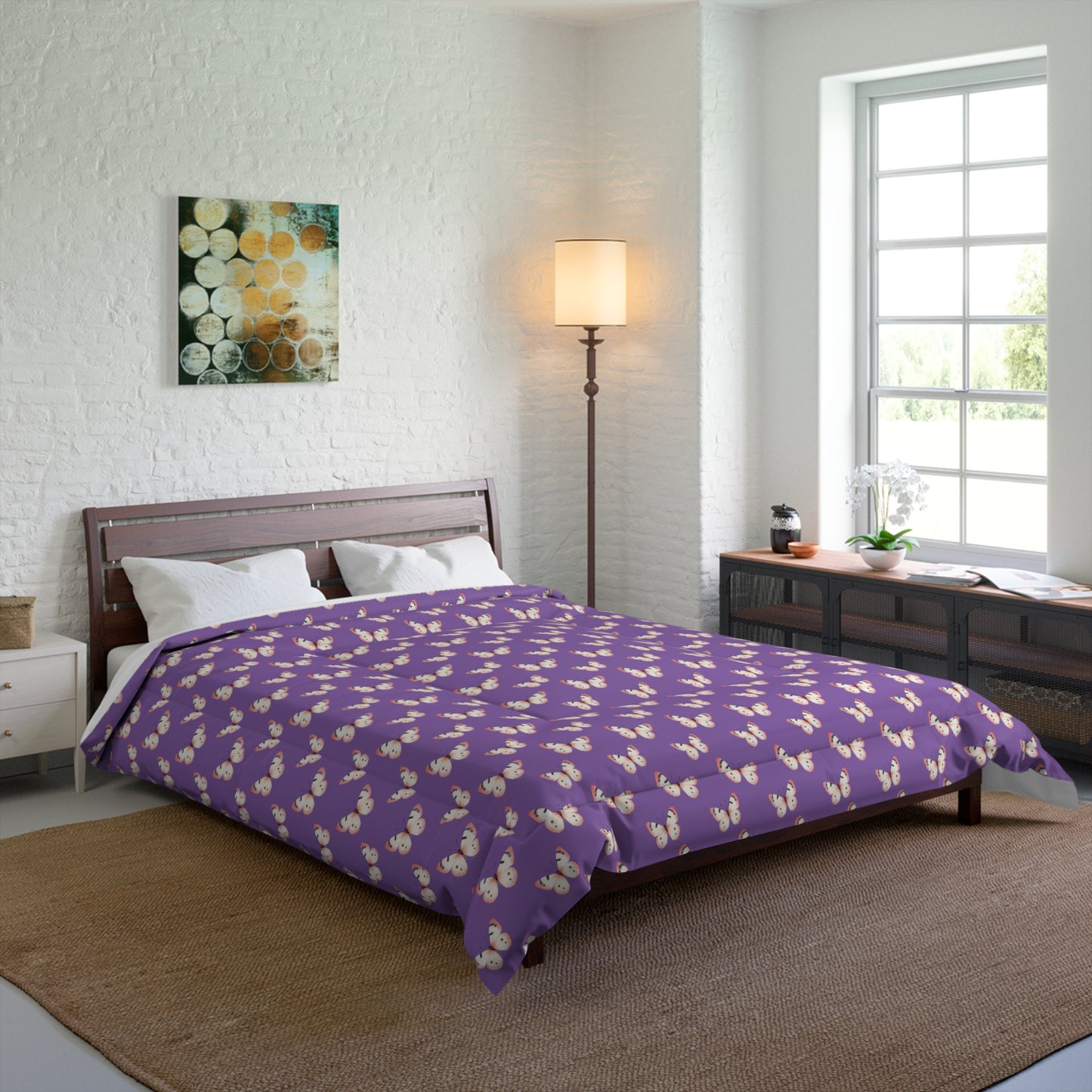 Lavender Flutter Comforter