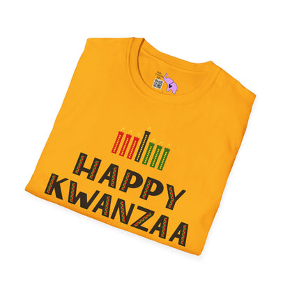 Happy Kwanzaa (Kinara) Adult T-shirt