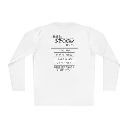 I'm An Invisible Warrior Chronic Illness Adult Long Sleeve Tee