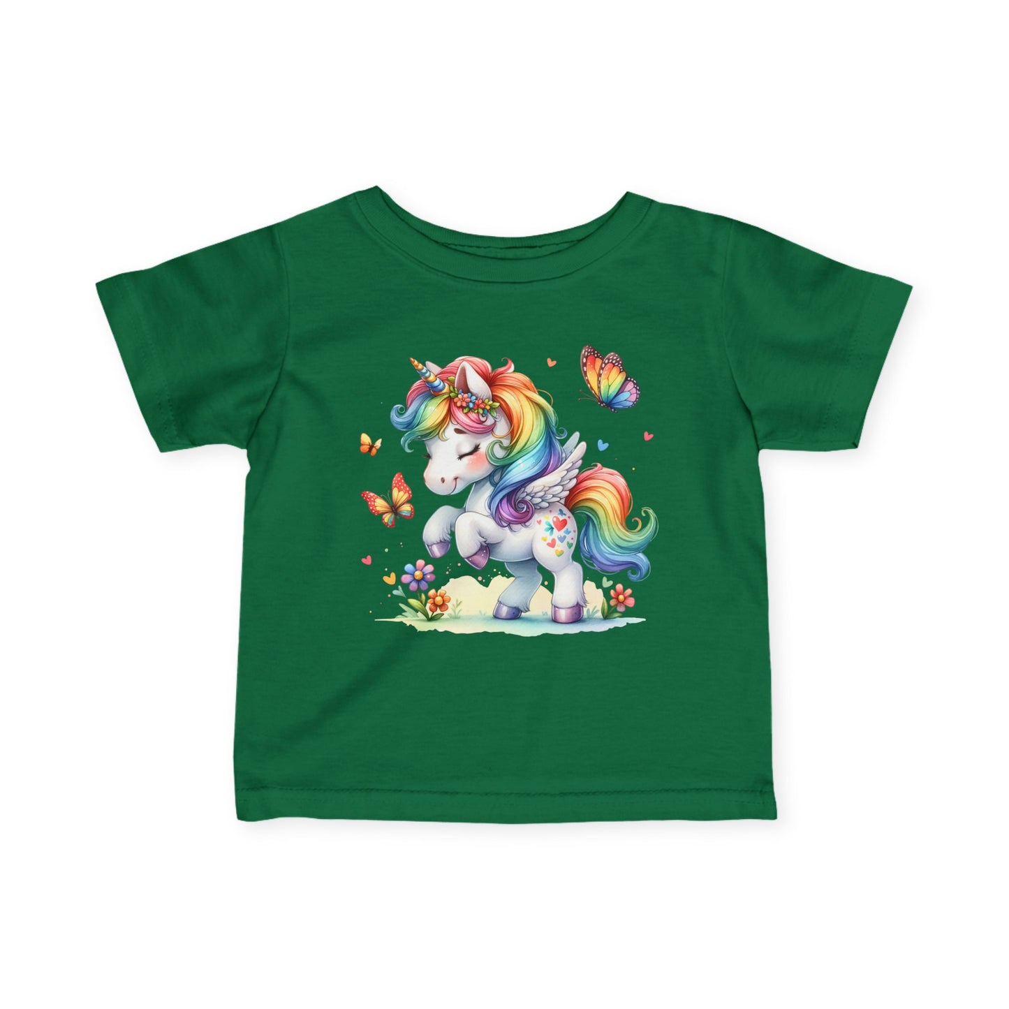 Rainbow Unicorn Infant Soft T-Shirt