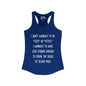 I Don't Workout To... Women's Ideal Racerback Tank
