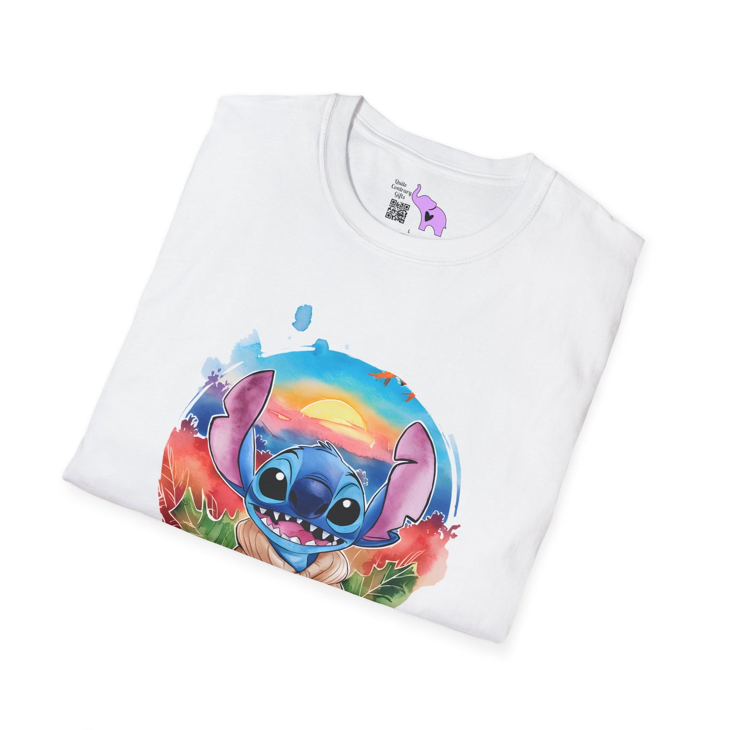 Sunset Stitch Adult T-shirt