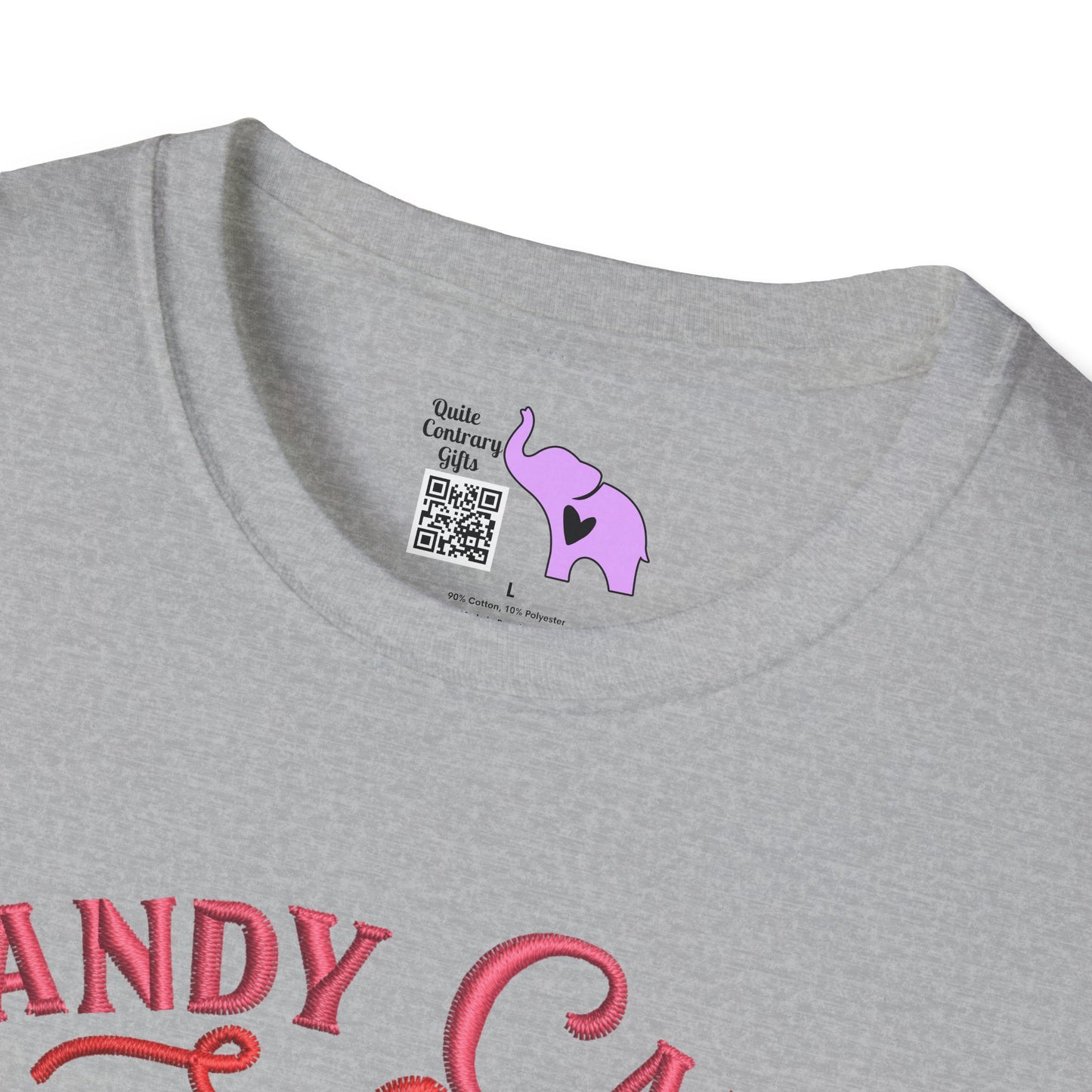 Candy Cane Wishes & Mistletoe Kisses Adult T-shirt