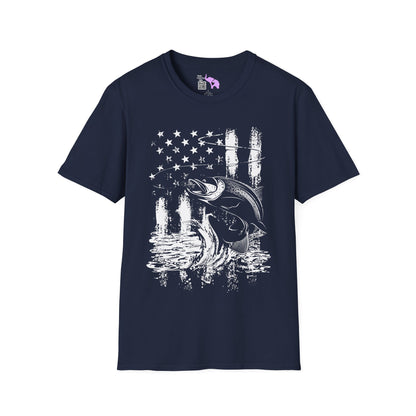 Fishin' & Freedom Adult Tshirt