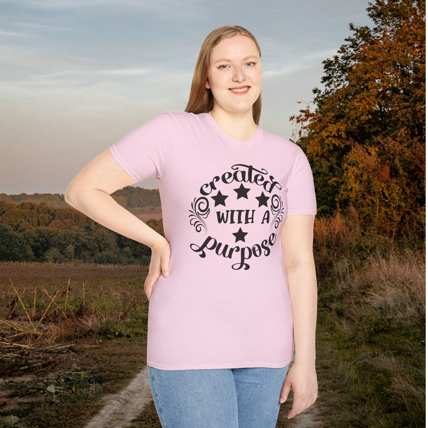 Created With A Purpose Adult T-shirt