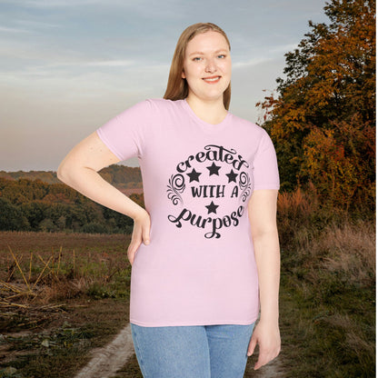 Created With A Purpose Adult T-shirt