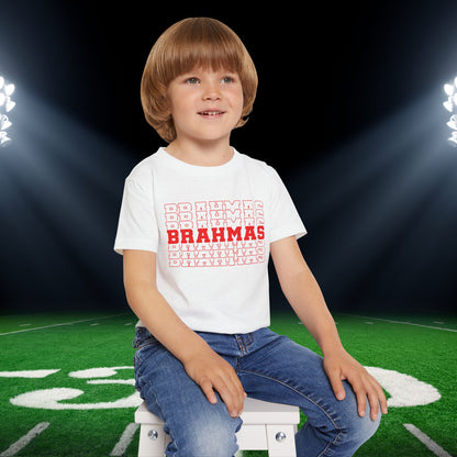 Brahmas (Stacked) Heavy Cotton™ Toddler T-shirt