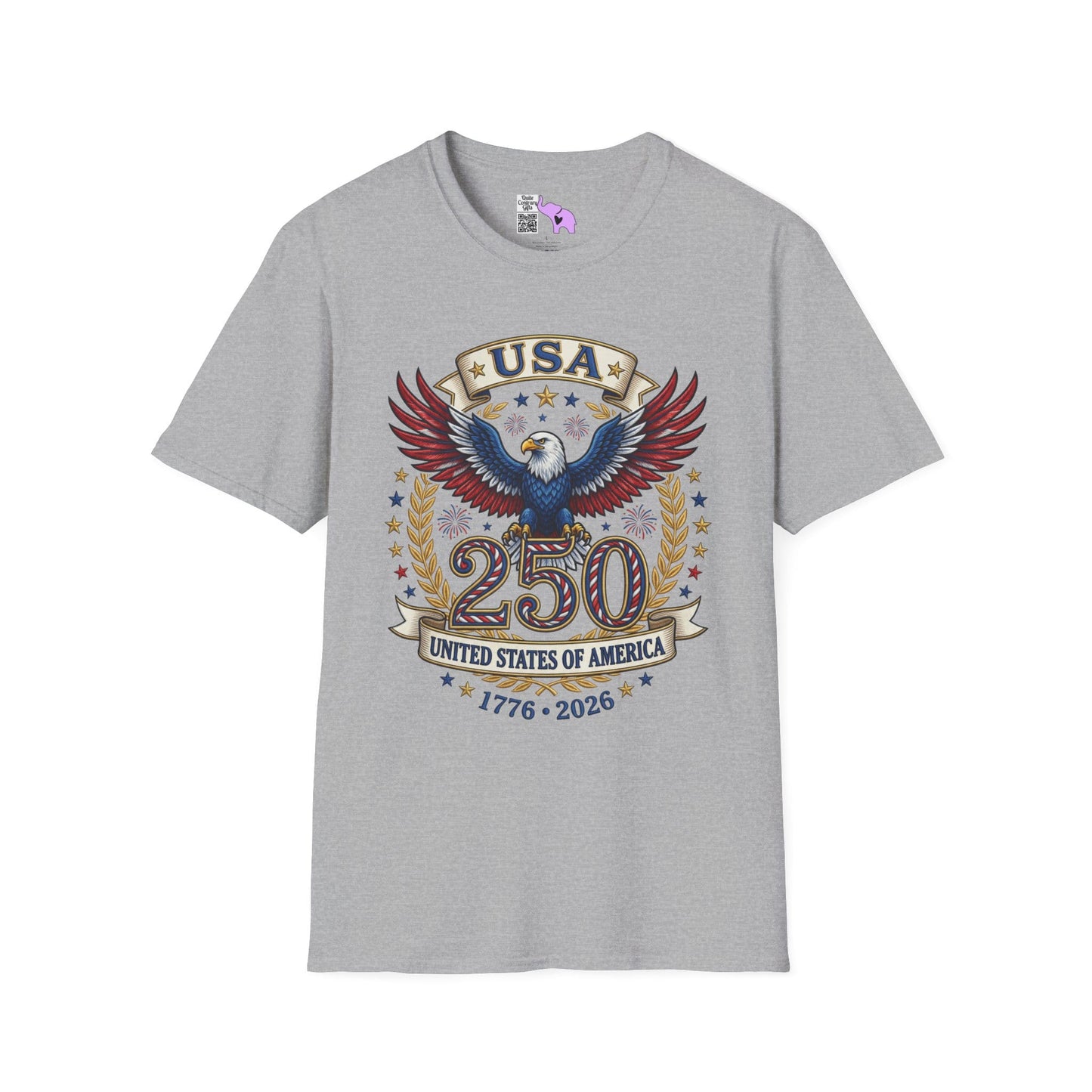 USA 250 Eagle Adult T-shirt