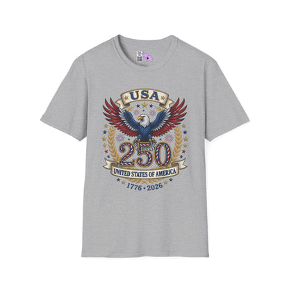 USA 250 Eagle Adult T-shirt