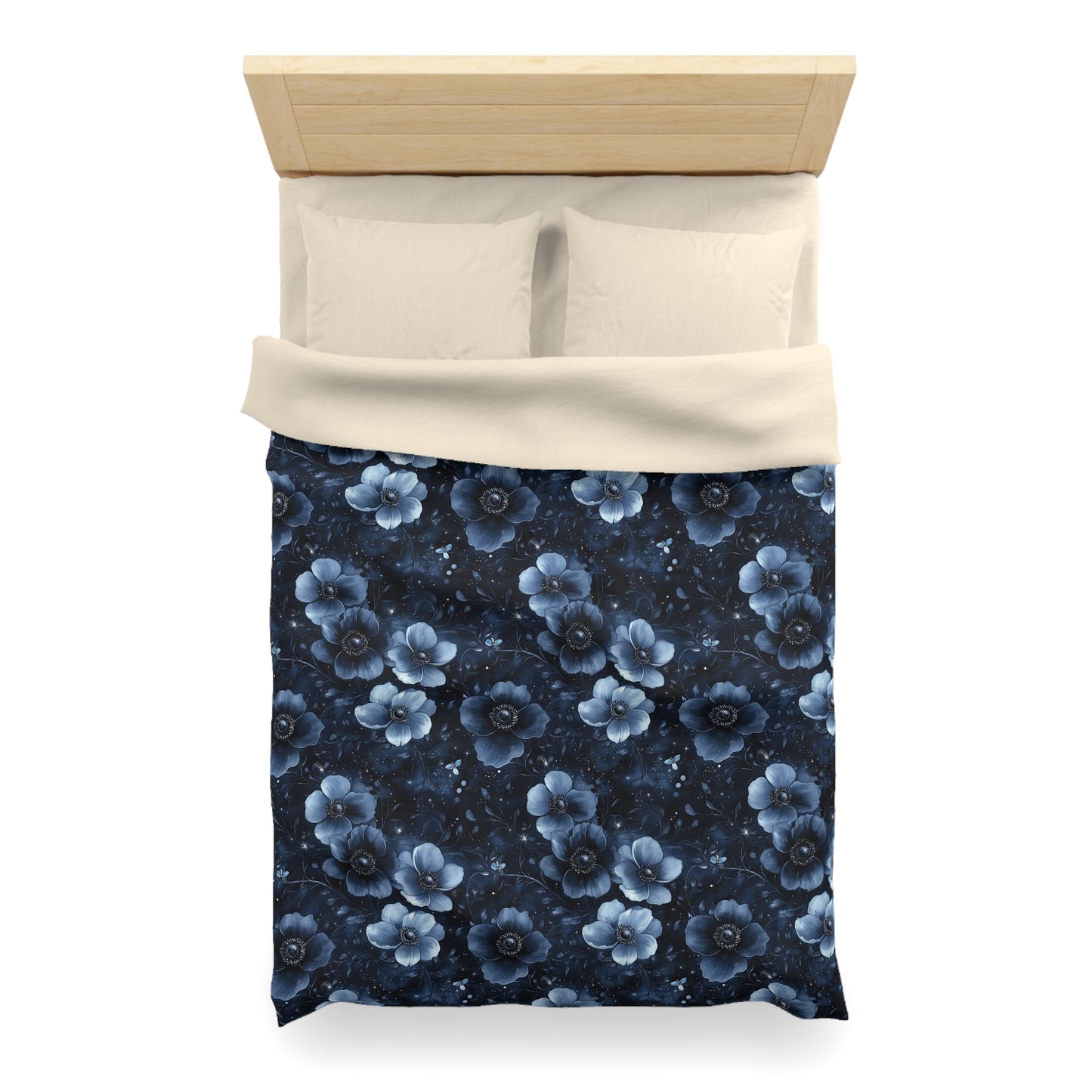 Midnight Blossoms Duvet Bedding Set