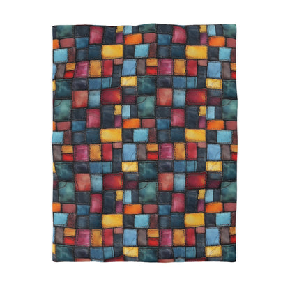 Colorblock Craze Microfiber Duvet Cover