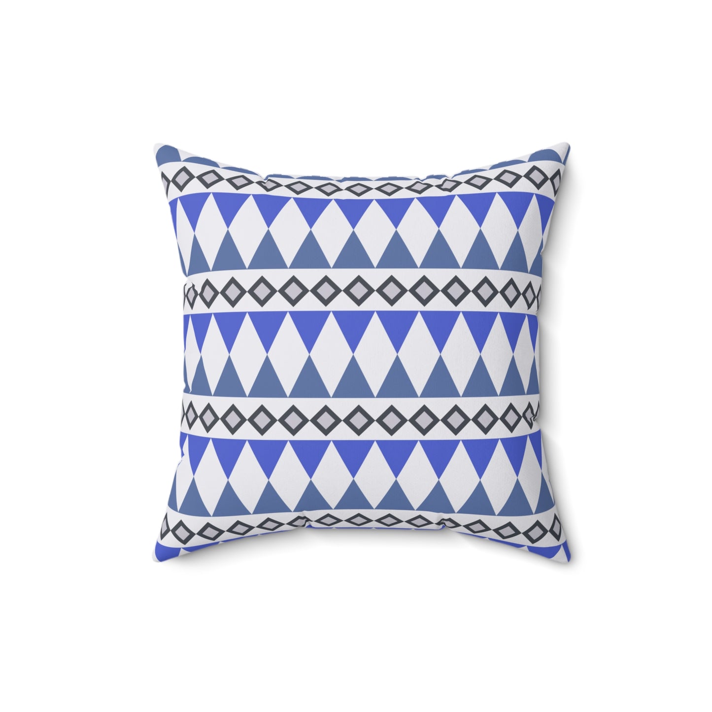 Sapphire Cairn Stripes Throw Pillow