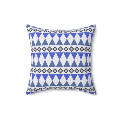 Sapphire Cairn Stripes Throw Pillow