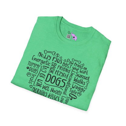 Dogs Heart Adult T-shirt