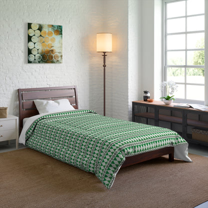 Moss Cairn Stripes Comforter