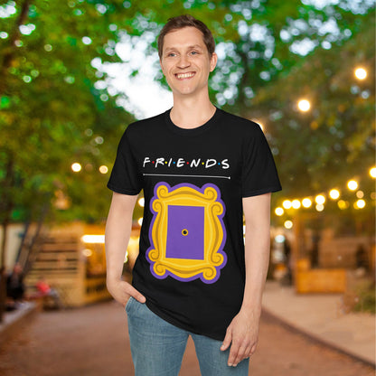 Friends; Peephole Adult T-shirt