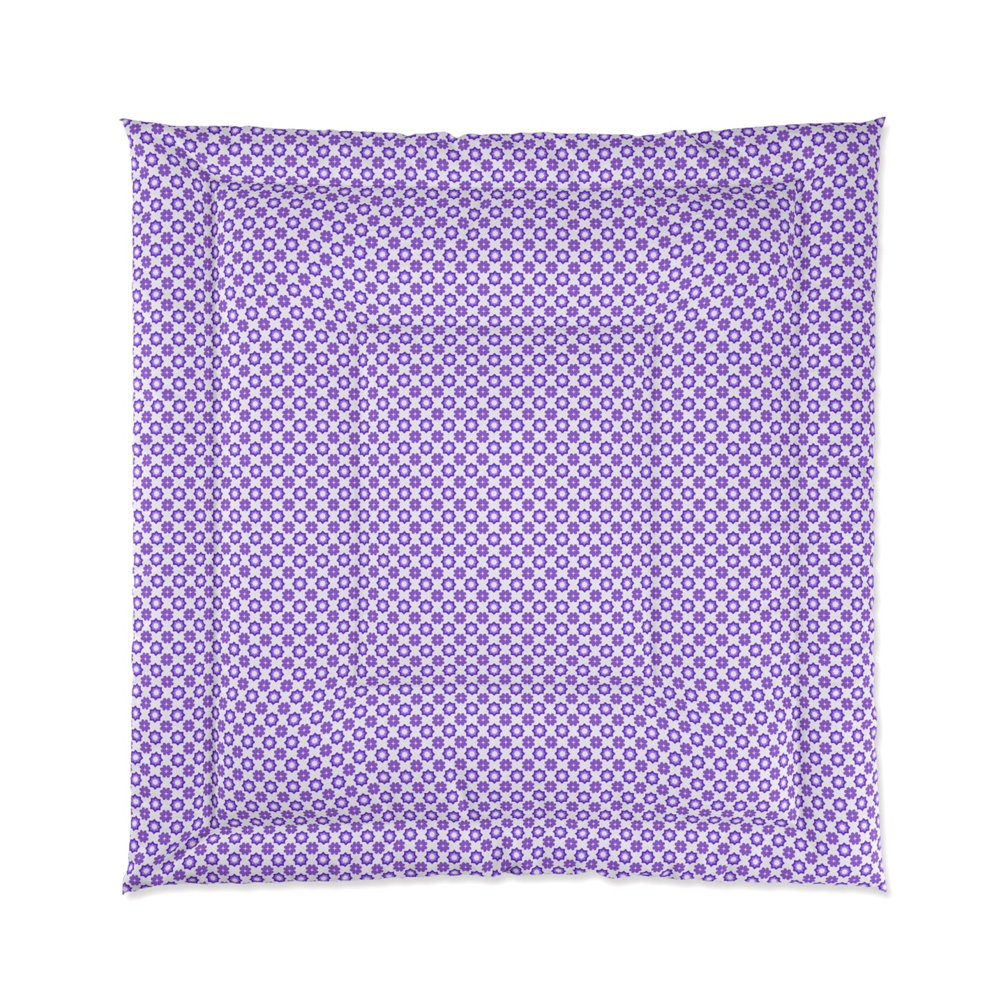 Purple Prism Garden Comforter