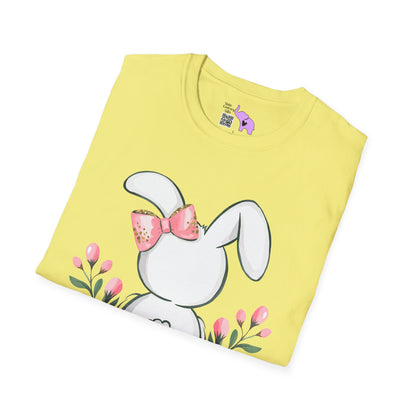 Happy Easter (Bunny Tail) Adult T-shirt