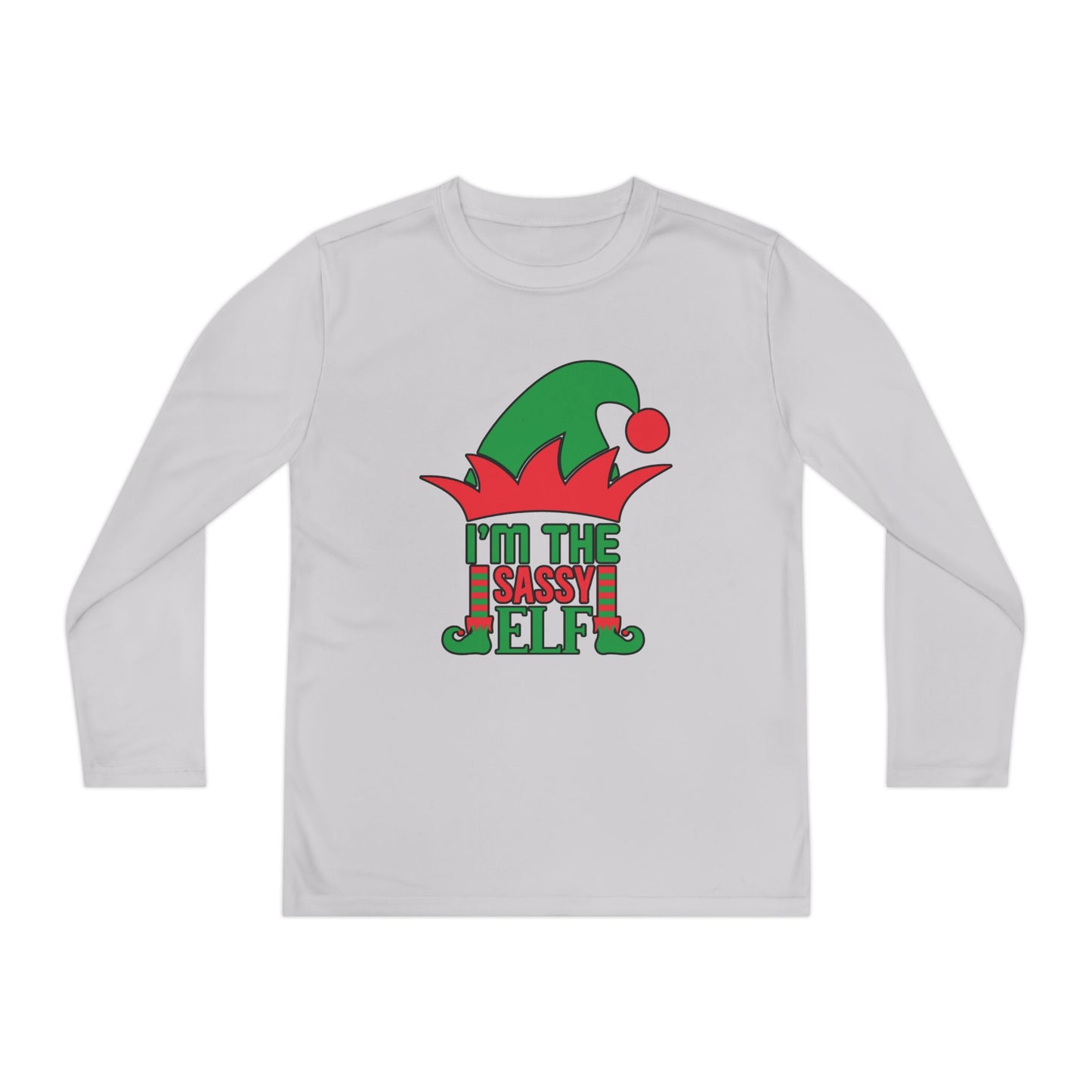I'm The Sassy Elf Youth Long Sleeve Tee