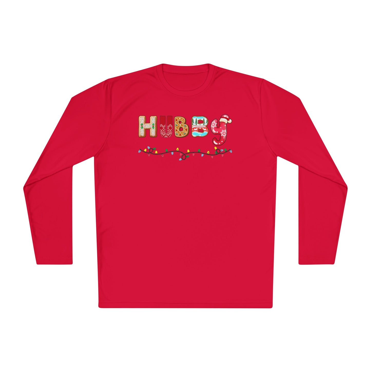 Christmas Hubby Adult Long Sleeve Tee