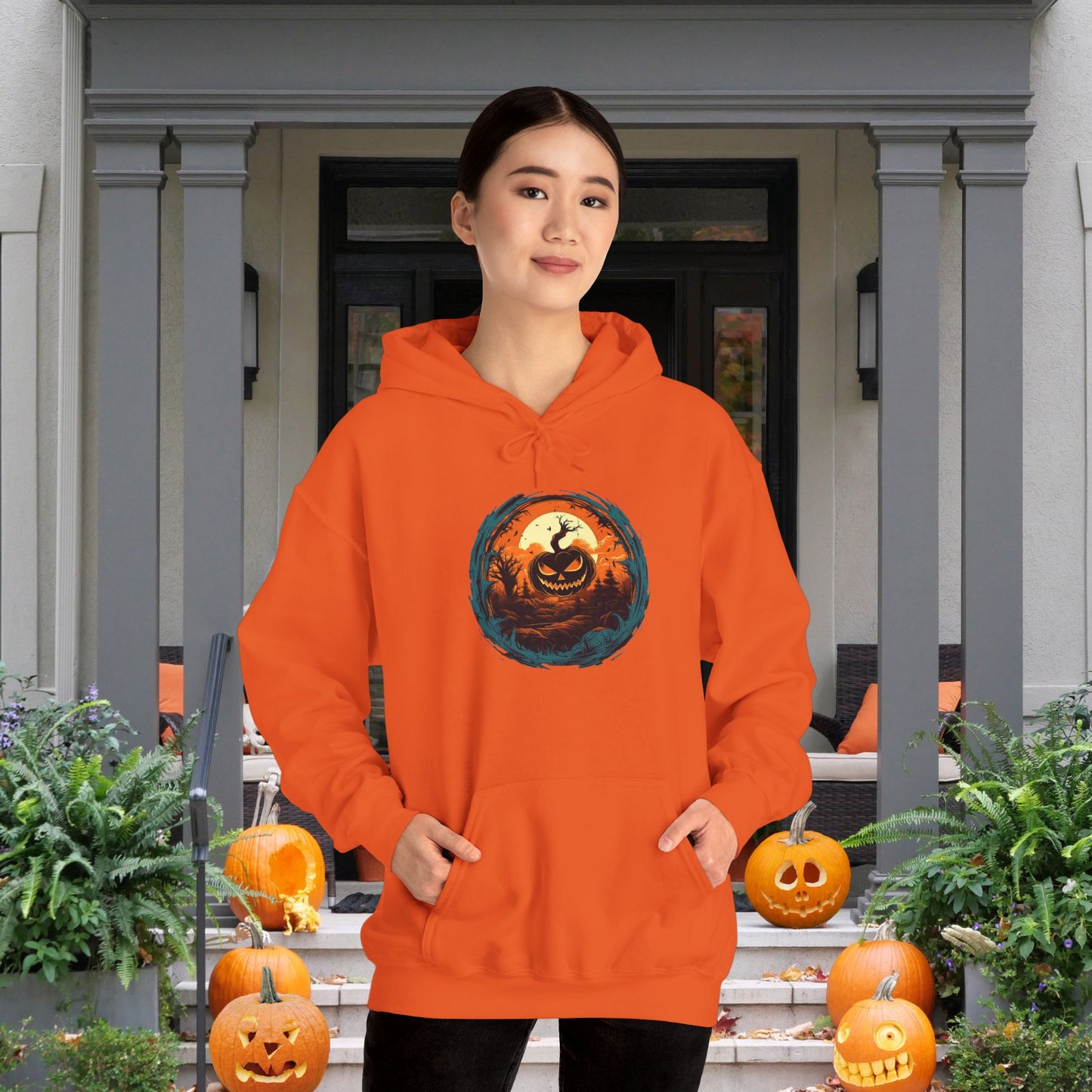 Midnight Carve Heavy Blend™ Hooded Sweatshirt