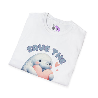 Save The Floaty Potatoes (Manatee) Adult T-shirt