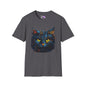 Creepy Black Cats 15 Adult T-shirt