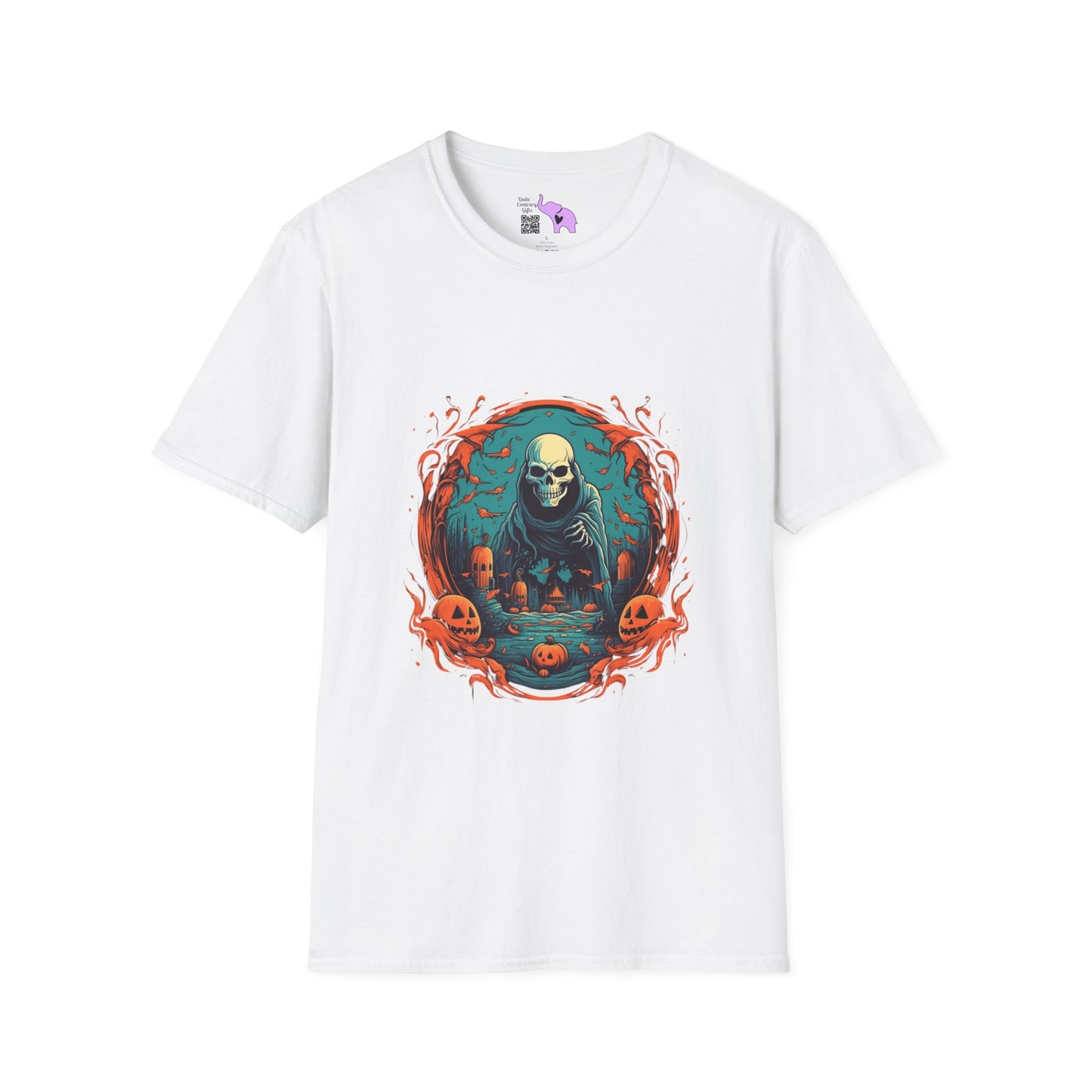 Creepy Ghost 3 Adult T-shirt