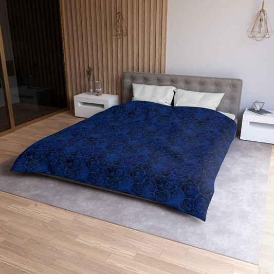 Nocturne Roses Microfiber Duvet Cover