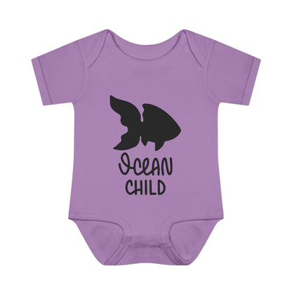 Ocean Child Infant Baby Rib Bodysuit