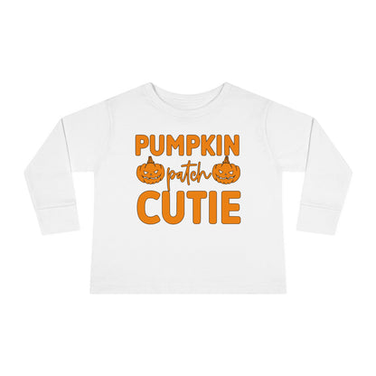 Pumpkin Patch Cutie Toddler Long Sleeve Tee