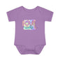 Pastel Wild One Milestone Baby Bodysuit-Four Weeks