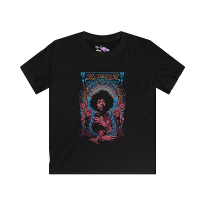 Jimi Hendrix (2) Kids Softstyle Tee