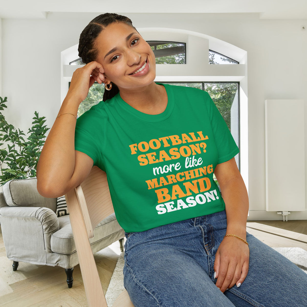 Football Season? More Like Marching Band Season! Adult T-shirt