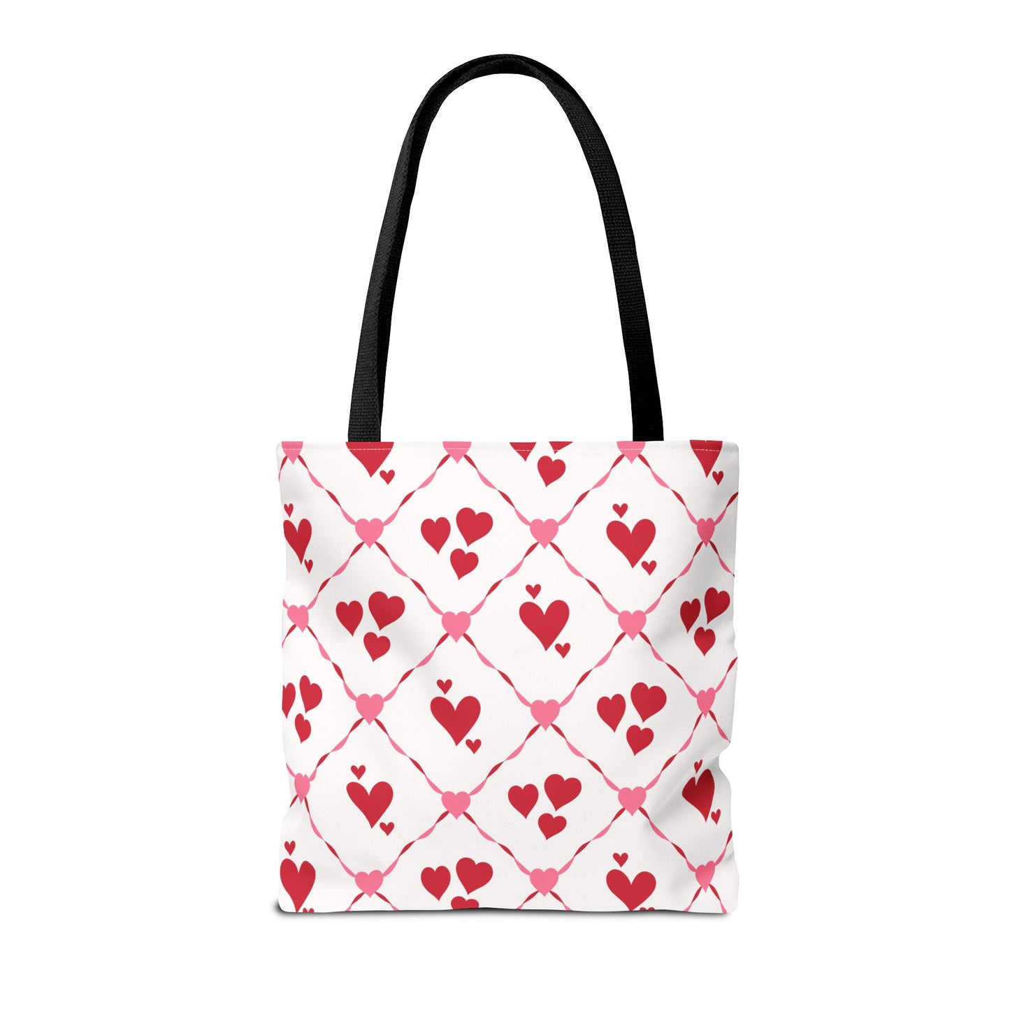 Cupid’s Lattice Canvas Tote Bag