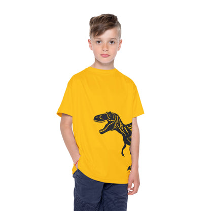 Dinosaur Roar T-Rex Kids Sports Jersey Athletic Tee