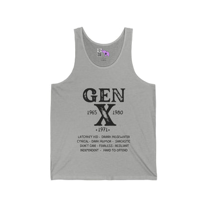 GenX 1971 Adult Unisex Tank