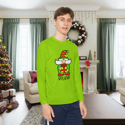 Believe Gnome Youth Long Sleeve Tee