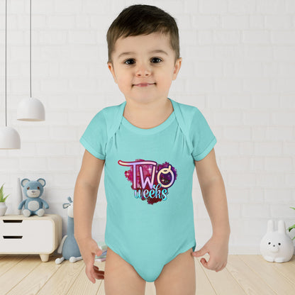 Stardust Baby Milestone Bodysuit-Two Weeks